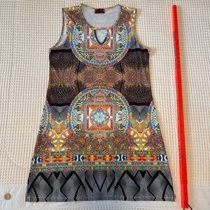 ISLE by Melis Kozan sleeveless dress, medium, multicolor